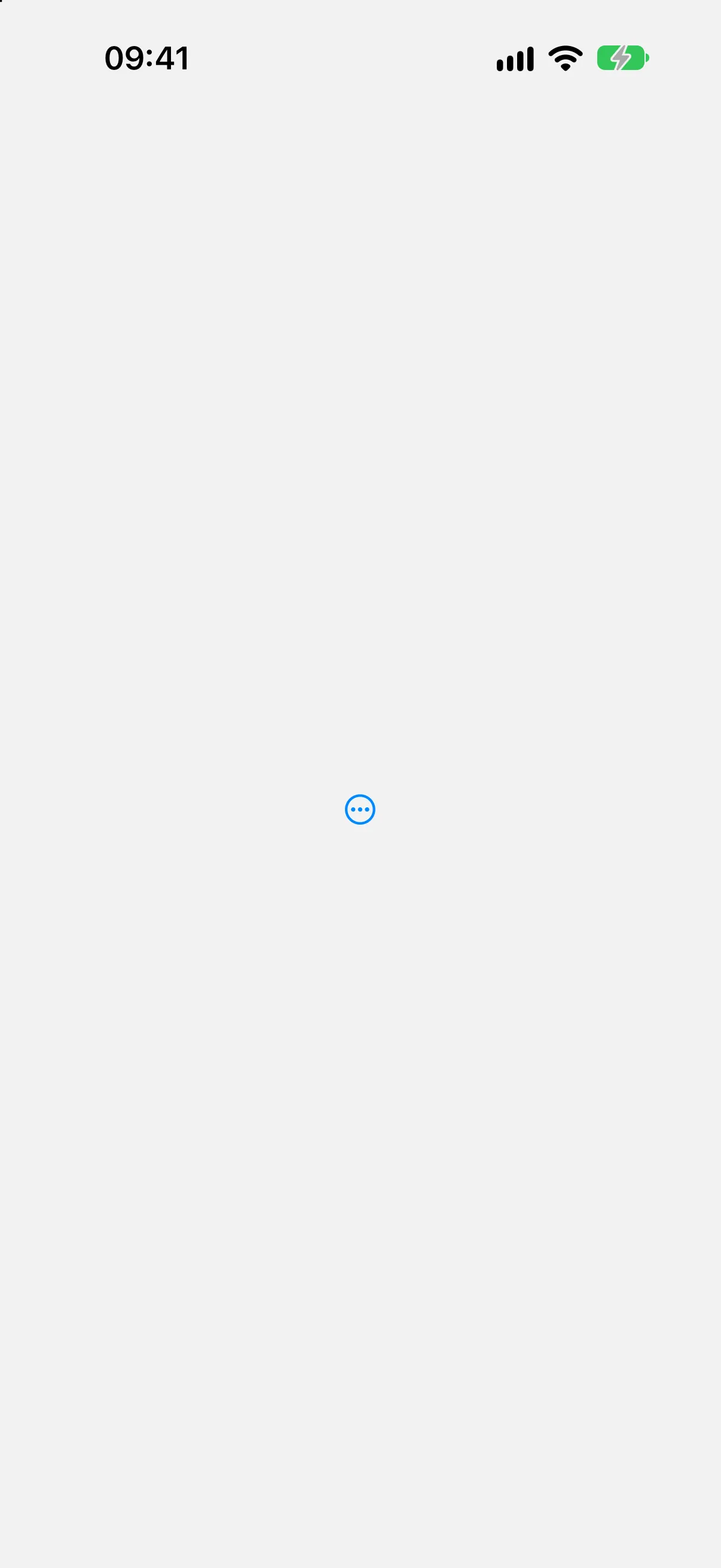A menu trigger showing only a circled ellipsis icon